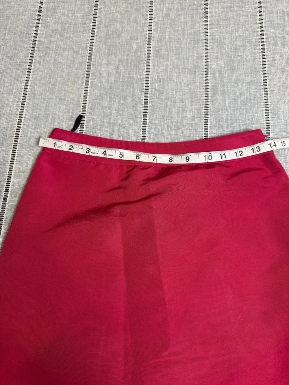 Vintage Red Valentino Night Red Skirt Size Small Classic Pencil Skirt